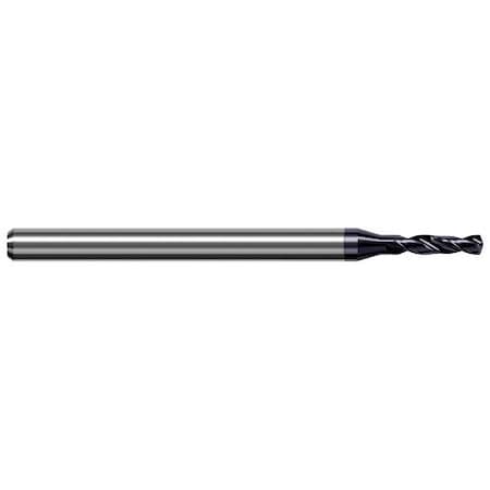 Harvey Tool 1/4 in. Drill dia. x 1.1875 in. 1-3/16 Carbide HP Drill for Prehardened Steels, 2 Flutes FKB2500-C3